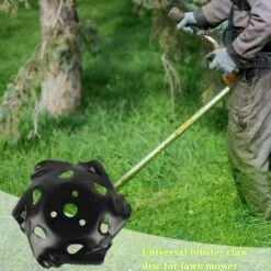 GRID COOL Tête De Coupe Herbe, Tête De Désherbage, Tete Mauvaise Herbe, Tete Coupe Bordure Universelle, Tete De Debroussailleuse Acier, Debroussailleuse Accessoires, Pour Maison Jardin, -France Tondeuse Soldes Boutique 58349423 5