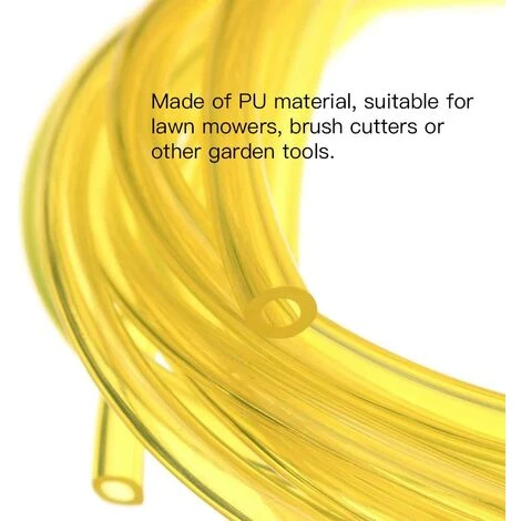 AOUGO 4 Pièces Tuyaux D'Essence Longueur 1.5m Tuyau De Conduite De Carburant Universel Outils De Jardin Jaune Transparent Pour Souffleur Tondeuse Tronçonneuse Tondeuse à Gazon Accessoires 6 AOUGO 4 Pièces Tuyaux D'Essence Longueur 1.5m Tuyau De Conduite De Carburant Universel Outils De Jardin Jaune Transparent Pour Souffleur Tondeuse Tronçonneuse Tondeuse à Gazon Accessoires – Image 4