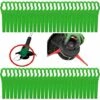 FVBJD 100 Pièces Lames En Plastique,Florabest Border Cutter, Lame De Tondeuse En Plastique Pour Coupe Bordure Florabest(La Couleur Verte) -France Tondeuse Soldes Boutique 58677360 1