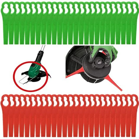 FVBJD 50 Pièces Lames En Plastique,Florabest Border Cutter, Lame De Tondeuse En Plastique Pour Coupe Bordure Florabest(La Couleur Verte) 3 FVBJD 50 Pièces Lames En Plastique,Florabest Border Cutter, Lame De Tondeuse En Plastique Pour Coupe Bordure Florabest(La Couleur Verte)