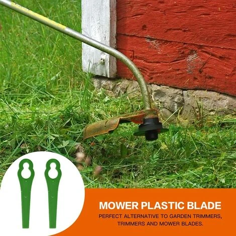 FVBJD Lames En Plastique De Rechange Pour Coupe-Bordures, 100 Lames De Rechange En Plastique Lames Plastique Lames De Tondeuse Pour Jardin Pelouse Tondeuse Accessoires(Vert) 7 FVBJD Lames En Plastique De Rechange Pour Coupe-Bordures, 100 Lames De Rechange En Plastique Lames Plastique Lames De Tondeuse Pour Jardin Pelouse Tondeuse Accessoires(Vert) – Image 5
