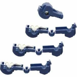 FVBJD Bornes De Raccordement Pour Câble Périphérique, Set De 4 Connecteur De Dérivation En T, Connecteur Rapide, Connecteur De Courant, Connecteur De Câble Pour La Fixation De La Boucle, 14010403