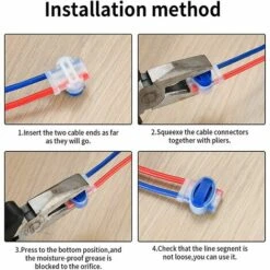 FVBJD 20 Pièces Connecteurs De Câbles Pour Robot Tondeuse, Raccords De Câble Périphérique Du Robot, Connecteurs Support Pour Câble Tondeuses à Gazon Robotiques Extérieures De Jardin -France Tondeuse Soldes Boutique 58758236 3