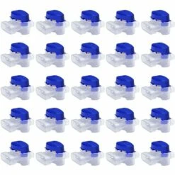 FVBJD Set De Connecteurs De Câbles Pour Robot Tondeuse - 50 Raccords Remplis De Gel Pour Étendre Ou Réparer Fil Electrique Bas Voltage Tondeuse Automatique - Étanches, Sûrs, Dénudage Inutile
