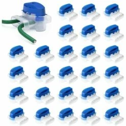 FVBJD 26pcs Connecteurs De Câble Remplis Des Résines, Connecteurs De Câbles Pour Robot Tondeuse, Etanche Connecteur Fil Tondeuse Pour Jardin & Extérieur Et Tondeuse Robot Et Voiture Mower