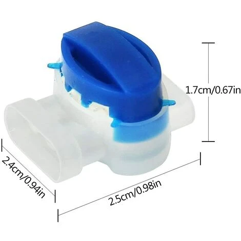 FVBJD Connecteurs De Câble Remplis Des Résines, 40 Pièces Connecteurs De Câble Robot Tondeuse Remplis Étanche 3 Trous Fils Électrique Sertis Gel Résine Pour Tondeuses à Gazon Robotiques Automower. 4 FVBJD Connecteurs De Câble Remplis Des Résines, 40 Pièces Connecteurs De Câble Robot Tondeuse Remplis Étanche 3 Trous Fils Électrique Sertis Gel Résine Pour Tondeuses à Gazon Robotiques Automower. – Image 2