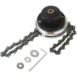 LIFCAUSAL Tête De Tondeuse Avec Lame De Coupe-chaîne à Bobine Tête De Tondeuse à Gazon D'extérieur Outil De Mangeur De Tête De Tondeuse En Acier Pour Remplacement De Tondeuse à Gazon à Arbres Droits -France Tondeuse Soldes Boutique 58874787 4