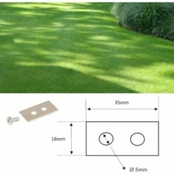 CYCLINGCOLORS 9x Lames De Robots Tondeuses + 9x écrous Compatible Avec HUSQVARNA Série Automower 35x18mm Acier Inoxydable -France Tondeuse Soldes Boutique 59087315 2
