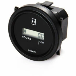 GUAZHUNIFR GU.B/bon Compteur Horaire Rond LCD Compteur Horaire Quartz AC86-230V Pour Chariot Fourche Chariot De Golf Bateau Tracteur Générateur Moteur Tondeuse