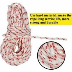 HIASDFLS Corde De Démarrage À Rappel 10 Mètres,Cordon De Traction Avec Poignée De Démarrage À Rappel 3 Pièces Pour Tondeuse À Gazon Moteur De Débroussailleuse De Bord De Coupe De Tronçonneuse 9 HIASDFLS Corde De Démarrage À Rappel 10 Mètres,Cordon De Traction Avec Poignée De Démarrage À Rappel 3 Pièces Pour Tondeuse À Gazon Moteur De Débroussailleuse De Bord De Coupe De Tronçonneuse -France Tondeuse Soldes Boutique 59250156 4