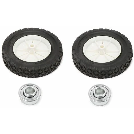 CYCLINGCOLORS 2x Roue De Tondeuse Universelle Diamètre 200mm Avec Pneu 8 X 1,75 Moyeu 35mm + 2x Roulement Tracteur Autoportée 3 CYCLINGCOLORS 2x Roue De Tondeuse Universelle Diamètre 200mm Avec Pneu 8 X 1,75 Moyeu 35mm + 2x Roulement Tracteur Autoportée