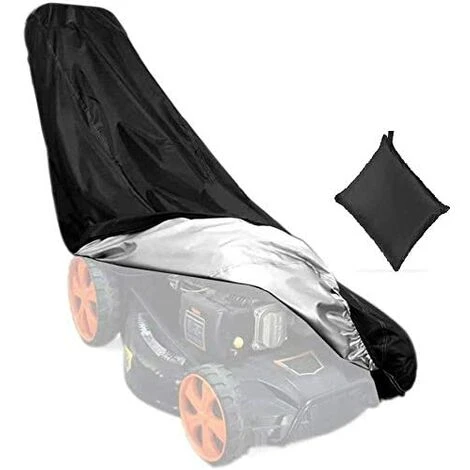 AOUGO Couverture Tondeuse à Gazon Housse De Tondeuse à Gazon Protection Pour Tondeuse Noir 74×39×25 Inches 3 AOUGO Couverture Tondeuse à Gazon Housse De Tondeuse à Gazon Protection Pour Tondeuse Noir 74×39×25 Inches
