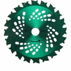 CATHERINE Pointe En Carbure 200mm-20T, Lame De Tondeuse à Gazon, Lame De Désherbage