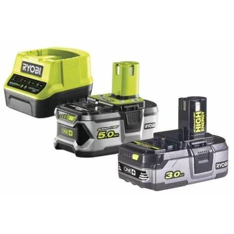 Pack RYOBI Tondeuse 18V Brushless RY18LMX37A-150 - 1 Batterie 3.0Ah High Energy - 1 Batterie 5,0 Ah - Chargeur Rapide 5 Pack RYOBI Tondeuse 18V Brushless RY18LMX37A-150 - 1 Batterie 3.0Ah High Energy - 1 Batterie 5,0 Ah - Chargeur Rapide – Image 3