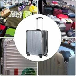 HEGUYEY Housse De Protection Pour Bagages,22 Pouces Housse Protection De Valise,Transparent PVC Couvertures De Valise Imperméable De Voyage Housse De Protection De Valise -France Tondeuse Soldes Boutique 59603787 5