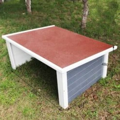 WILTEC Garage Carport Pour Un Robot Tondeuse Avec Un Toit Plat Et Un Film D’étanchéité 108x83x48cm -France Tondeuse Soldes Boutique 5978818 5