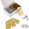 GrooFoo 45 X Lames De Couteau En Titane Pour Toutes Les Tondeuses Robotiques Husqvarn/Automower/ Yardforce/Gardena(3g-0.75mm) Avec 45 Vis, Lames De Rechange Pour Modèles 105,310,315,320,420,430x,r40i -France Tondeuse Soldes Boutique 60055209 1