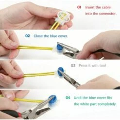 OUSUDELA Lot De 20 Connecteurs De Câble Remplis Des Résines Pour Robot Tondeuse Automower -France Tondeuse Soldes Boutique 60280023 5