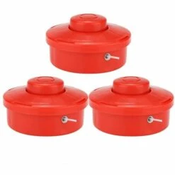 REGALI Lot De 3 Têtes De Tondeuse à Gazon Universelles, Ensemble De Chaîne De Tête De Rechange Pour Tondeuse à Gazon