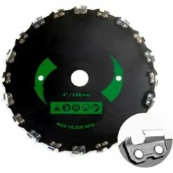 DECKON Chargeur De Lame De Tondeuse à Gazon 20 Dents 9 Pouces Débroussailleuse Lame De Scie Tête De Coupe Vitesse Maximale 10000 TR/Min Accessoires De Tondeuse à Gazon 9 DECKON Chargeur De Lame De Tondeuse à Gazon 20 Dents 9 Pouces Débroussailleuse Lame De Scie Tête De Coupe Vitesse Maximale 10000 TR/Min Accessoires De Tondeuse à Gazon -France Tondeuse Soldes Boutique 60684390 3