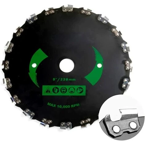 DECKON Chargeur De Lame De Tondeuse à Gazon 20 Dents 9 Pouces Débroussailleuse Lame De Scie Tête De Coupe Vitesse Maximale 10000 TR/Min Accessoires De Tondeuse à Gazon 5 DECKON Chargeur De Lame De Tondeuse à Gazon 20 Dents 9 Pouces Débroussailleuse Lame De Scie Tête De Coupe Vitesse Maximale 10000 TR/Min Accessoires De Tondeuse à Gazon – Image 3