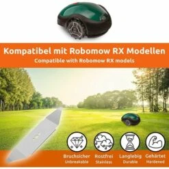 BENOBBY KIDS 1x Lame De Rechange En Acier Inoxydable Compatible Avec Les Modèles Robomow RX -France Tondeuse Soldes Boutique 60720401 3