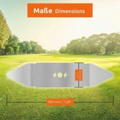 BENOBBY KIDS 1x Lame De Rechange En Acier Inoxydable Compatible Avec Les Modèles Robomow RX -France Tondeuse Soldes Boutique 60720401 4