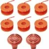 BENOBBY KIDS Bobine Pour Toutes Les Tondeuses à Gazon Compatibles Avec Worx WG154 WG163 WG180 WG175 WG155 WG151 WG160 Pièces De Rechange Pour Tondeuse à Gazon Avec 2 Capuchons -France Tondeuse Soldes Boutique 60720433 1