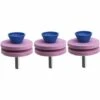 BENOBBY KIDS Conditionneur De Pelouse Double Double Tondeuse à Gazon Affûteur équilibreur Aiguille équilibreur Pour Perceuses électriques Paquet De 3 Rose, Accessoires De Tondeuse à Gazon,