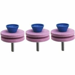 BENOBBY KIDS Conditionneur De Pelouse Double Double Tondeuse à Gazon Affûteur équilibreur Aiguille équilibreur Pour Perceuses électriques Paquet De 3 Rose, Accessoires De Tondeuse à Gazon,