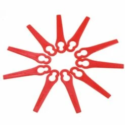 DONTODENT Lot De 100 Lames De Rechange En Plastique, Lames De Coupe En Plastique De Rechange, Lames De Tondeuse à Gazon, Grand Trou 10 Mm Petit Trou 5 Mm (10 X 5 Mm) -France Tondeuse Soldes Boutique 60940021 3