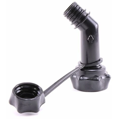 CYCLINGCOLORS Bec Verseur Coudé Avec Bouchon à Visser Universel Noir Plastique Haute Qualité Bidon Jerrican Essence Carburant Tondeuse Tracteur Capuchon 5 CYCLINGCOLORS Bec Verseur Coudé Avec Bouchon à Visser Universel Noir Plastique Haute Qualité Bidon Jerrican Essence Carburant Tondeuse Tracteur Capuchon – Image 3