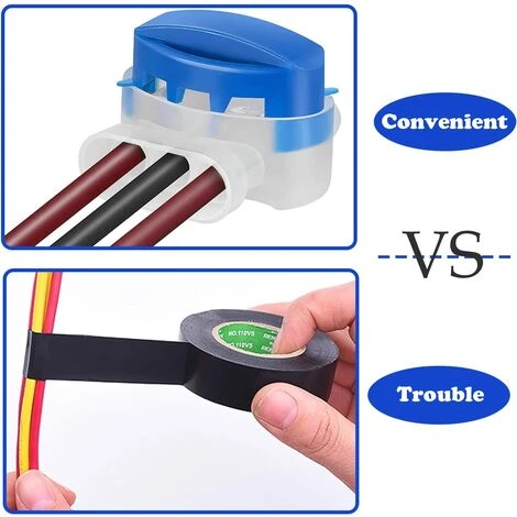 PESCE 18 Pièces Connecteurs De Câble Remplis Des Résines, Connecteurs Pour Câble Périphérique, 314 Connecteurs De Câble Étanche 3 Trous, Parfait Pour Jardin & Extérieur Et Tondeuse Robot 7 PESCE 18 Pièces Connecteurs De Câble Remplis Des Résines, Connecteurs Pour Câble Périphérique, 314 Connecteurs De Câble Étanche 3 Trous, Parfait Pour Jardin & Extérieur Et Tondeuse Robot – Image 5