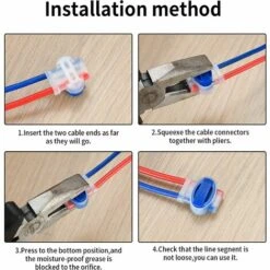 PESCE 20 Pièces Connecteurs De Câbles Pour Robot Tondeuse, Raccords De Câble Périphérique Du Robot, Connecteurs Support Pour Câble Tondeuses à Gazon Robotiques Extérieures De Jardin -France Tondeuse Soldes Boutique 61284322 3