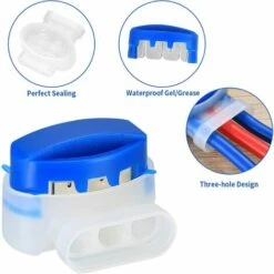 PESCE 20 Pièces Connecteurs De Câbles Pour Robot Tondeuse, Raccords De Câble Périphérique Du Robot, Connecteurs Support Pour Câble Tondeuses à Gazon Robotiques Extérieures De Jardin -France Tondeuse Soldes Boutique 61284322 4