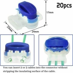 PESCE 20 Pièces Connecteur De Câble Remplis De Gel Résine, Connecteur Etanche, Colliers De Connexion Pour Jardin Extérieur La Tondeuse à Gazon Robotique 10 PESCE 20 Pièces Connecteur De Câble Remplis De Gel Résine, Connecteur Etanche, Colliers De Connexion Pour Jardin Extérieur La Tondeuse à Gazon Robotique -France Tondeuse Soldes Boutique 61284334 4