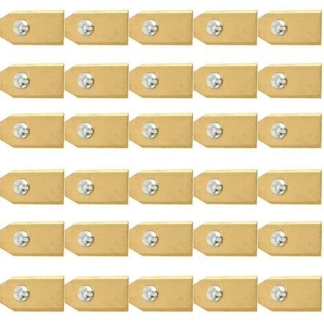 DONTODENT Lame De Tondeuse à Gazon En Acier Inoxydable Revêtue De Titane De 0,75 Mm + Vis 30 Pièces 3 DONTODENT Lame De Tondeuse à Gazon En Acier Inoxydable Revêtue De Titane De 0,75 Mm + Vis 30 Pièces