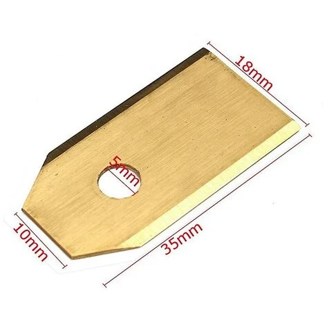 DONTODENT Lame De Tondeuse à Gazon En Acier Inoxydable Revêtue De Titane De 0,75 Mm + Vis 30 Pièces 4 DONTODENT Lame De Tondeuse à Gazon En Acier Inoxydable Revêtue De Titane De 0,75 Mm + Vis 30 Pièces – Image 2