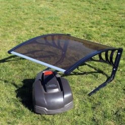 WILTEC Garage Pour Robot Tondeuse Marron Toit Carport Pour Tondeuses- Robot Tondeuse -France Tondeuse Soldes Boutique 6163622 3
