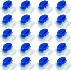 MEZHENG 20 PCS Connecteurs De Câble Remplis Des Résines, Raccord De Câble Étanche Borne à 3 Fils De Connexion Pour Robot Tondeuse Automower