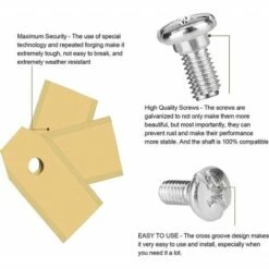 Pour Lames De Tondeuse à Gazon Husqvarna (35*18*0.75mm (or) 30pcs),HANBING -France Tondeuse Soldes Boutique 63784359 3