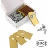 Lame De Tondeuse à Gazon En Acier Inoxydable De Lame De Machines De Jardin (35*18*0.75mm Or 45pcs),HANBING -France Tondeuse Soldes Boutique 63784650 1