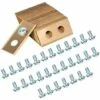 MEZHENG Lot De 30 Lames De Rechange En Titane Pour Tondeuse Robot Worx Landroid Lames En Titane Et Vis Améliorées Pour Tondeuse Robot Worx Landroid -France Tondeuse Soldes Boutique 63799642 1