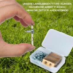 MEZHENG Lot De 30 Lames De Rechange En Titane Pour Tondeuse Robot Worx Landroid Lames En Titane Et Vis Améliorées Pour Tondeuse Robot Worx Landroid -France Tondeuse Soldes Boutique 63799642 2