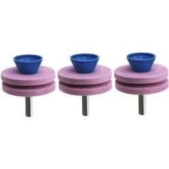 SINCèREETALI Conditionneur De Pelouse Double Double Tondeuse à Gazon Aff?teur équilibreur Aiguille équilibreur Pour Perceuses électriques Paquet De 3 Rose, Accessoires De Tondeuse à Gazon,