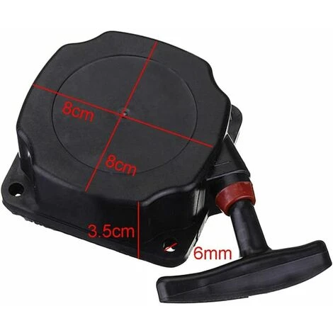 SINCèREETALI Recoil Pullstart Pull Démarreur Pour Débroussailleuse Tondeuse à Gazon Noir 4 SINCèREETALI Recoil Pullstart Pull Démarreur Pour Débroussailleuse Tondeuse à Gazon Noir – Image 2