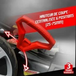 ELEM GARDEN TECHNIC Tondeuse Thermique Tractée 173cc - 51cm - Mulching -France Tondeuse Soldes Boutique 6396364 3