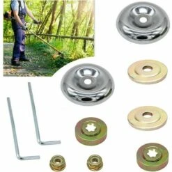 Dontodent Debroussailleuse Universelle Kit De Fixation D'écrou Accessoires De Débroussailleuse Pièces De Tondeuse Gazon Accessoire De Rechange 10 Pièces