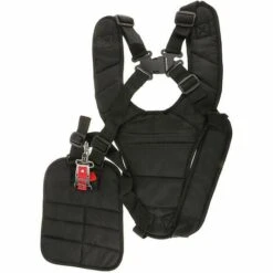 BF Sangles De Tondeuse à Gazon Bretelles Doubles Bretelles Simples Bretelles Doubles Pour Tondeuse à Gazon (noir)