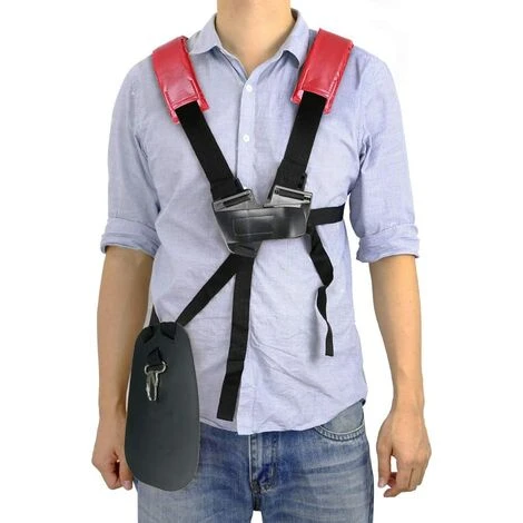 MEZHENG Tondeuse à Bandoulière-tondeuse à Harnais Double épaule Avec Ceinture De Nylon Durable Adjuestable Pour Débroussailleuse Ou Gardenning Pour STIHL FS, Taille-bordures Série Km (Rouge) 4 MEZHENG Tondeuse à Bandoulière-tondeuse à Harnais Double épaule Avec Ceinture De Nylon Durable Adjuestable Pour Débroussailleuse Ou Gardenning Pour STIHL FS, Taille-bordures Série Km (Rouge) – Image 2